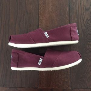 Toms Classic Alpargata Canvas Burgundy 7